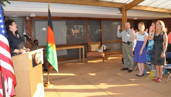 US Ambassador swears in Global Health Service (GHSP) Volunteers