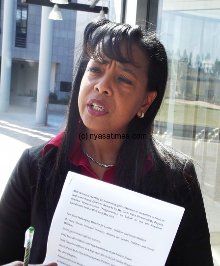 Flore - girl child education is vital to attaining MDGs